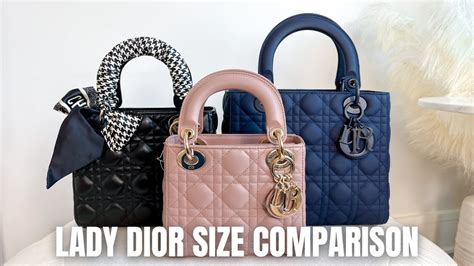 lady dior small colors|lady dior small vs medium.